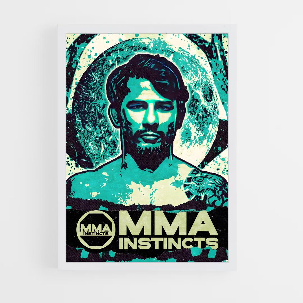 Poster Mama Instinct – affiche MMA (vue 3)